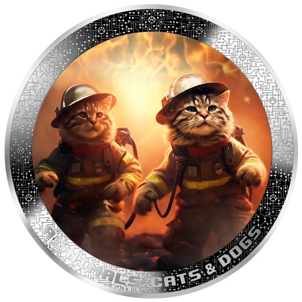 Firefighter Cat