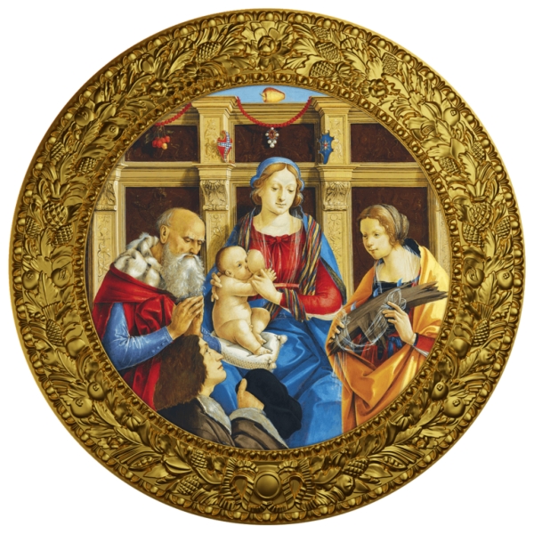 Madonna and Child with Saint Catherine and the Donor