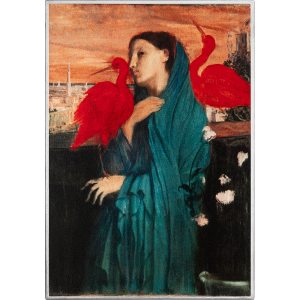 Young Woman with Ibis, Edgar Degas
